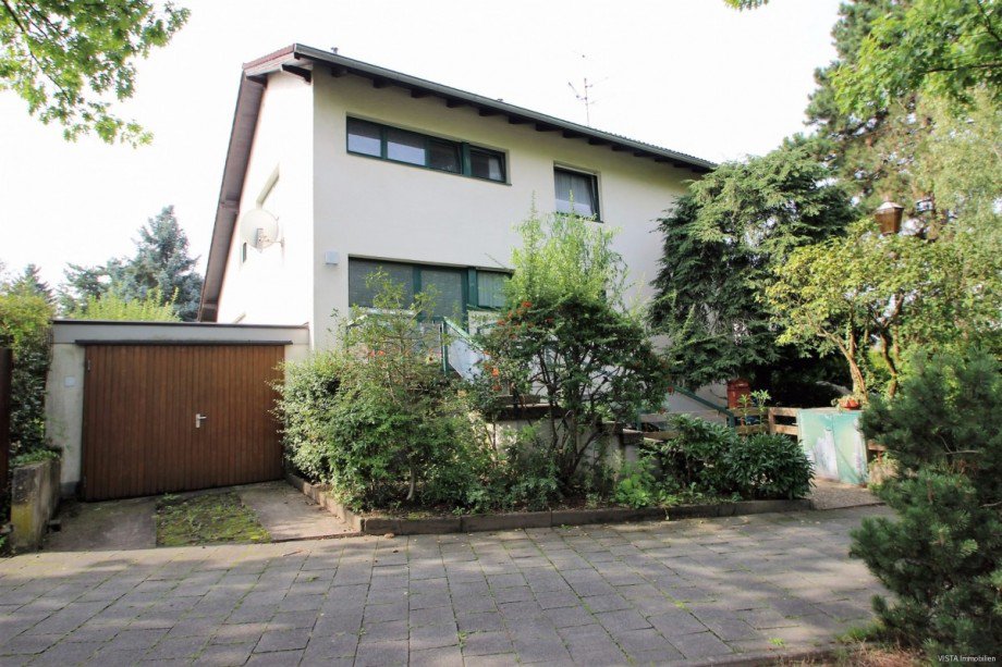 Au�enansicht Vorderseite Einfamilienhaus Darmstadt