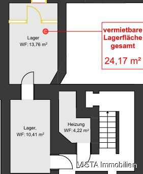 Grundriss-Lagerfl�che Ladenlokal Darmstadt